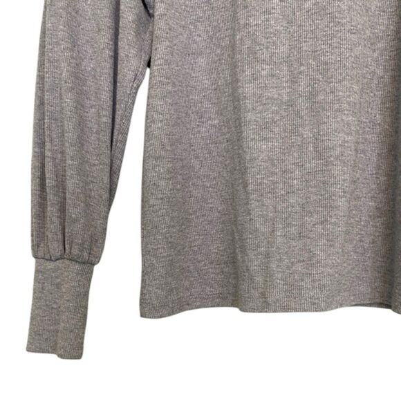 Philosophy Puff shoulder Crewneck Ribbed Long Sleeve Extra Small XS - Picture 5 of 9